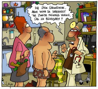 Wir danken dem Verlag MEDI-LEARN.net GbR für die freundliche Erlaubnis, Cartoons von Rippenspreizer verwenden zu dürfen. Mehr Cartoons sind unter http://www.medi-learn.de/cartoons/ zu finden.